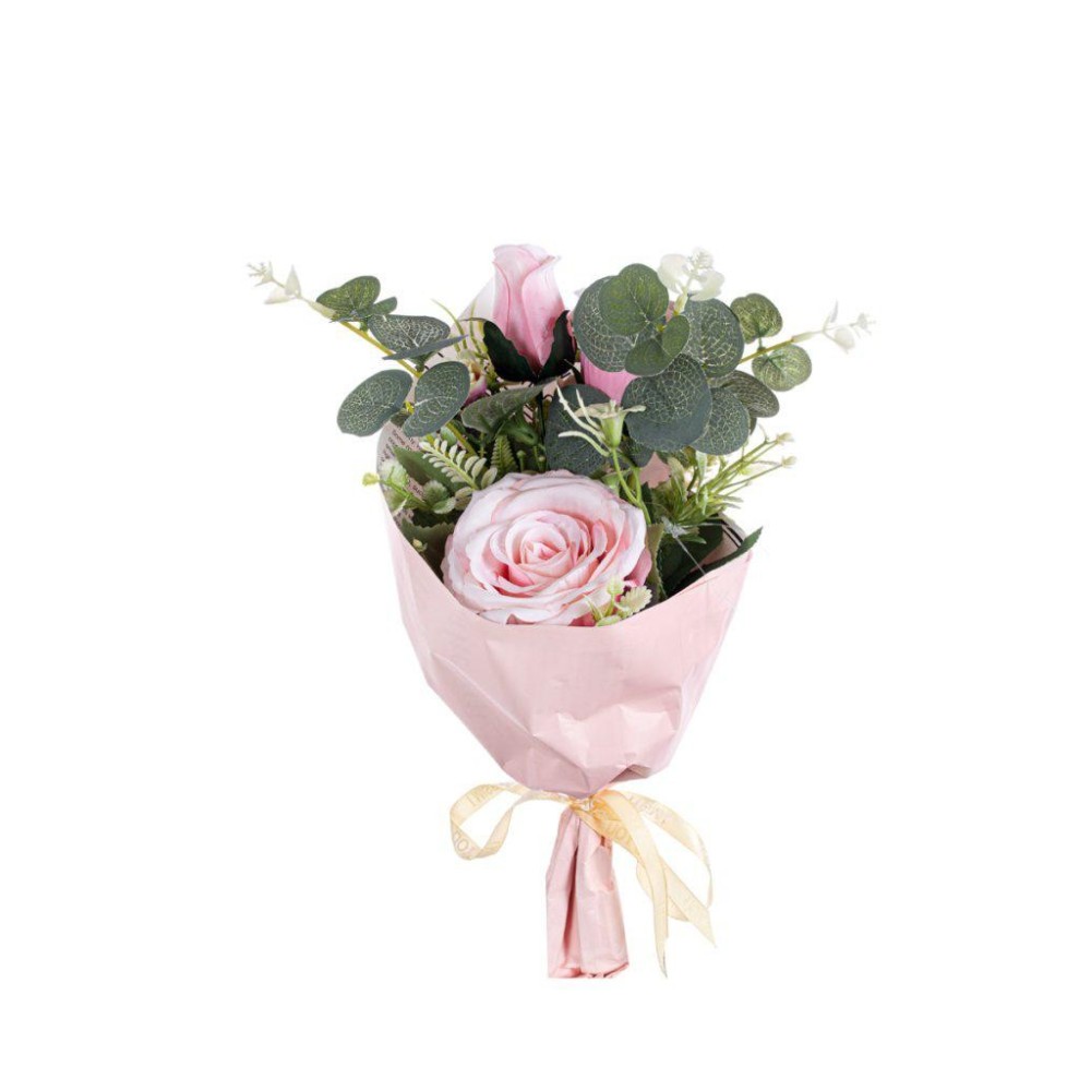 BOUQUET ROSE INCARTATO PINK
